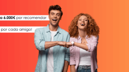 Personas felices celebrando por ganar 40 € por cada amigo con el Plan Amigo de Imagina Energía